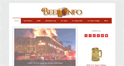 Desktop Screenshot of beerinfo.com