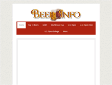 Tablet Screenshot of beerinfo.com